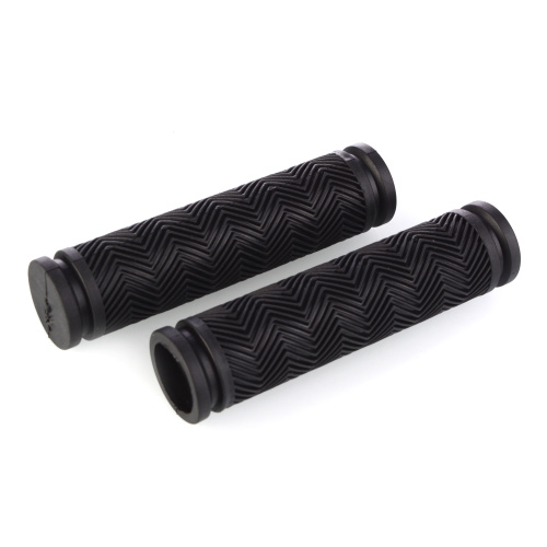 Грипсы 120 мм. "Ёлочка". Материал: PVC / 2 шт / BG-CHT115PVC / Цвет черный /уп 10/200/