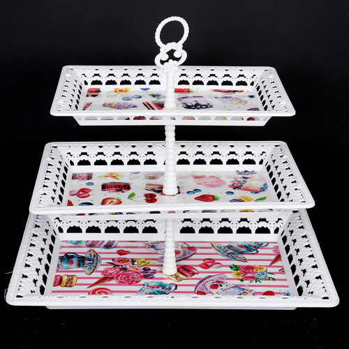 Ваза для фруктов 3-х ярусная 20x30/24x36/29x43 см / GT-34183-534 /уп 36/