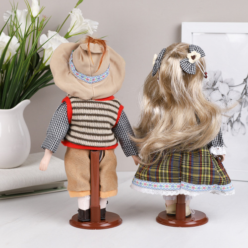 Сувенир коллекционный 2 штуки набор 30 см / 1215-1 /уп 24/