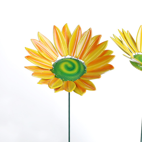 Декор для цветов Подсолнух d 18 см / 7235-В1 /уп.45/360/