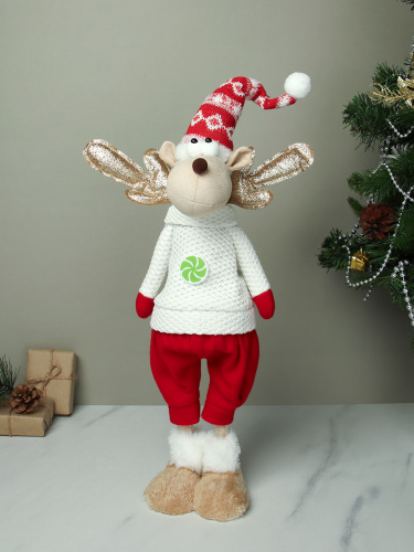 Новогоднее украшение Олень / AW-102 /уп 48/