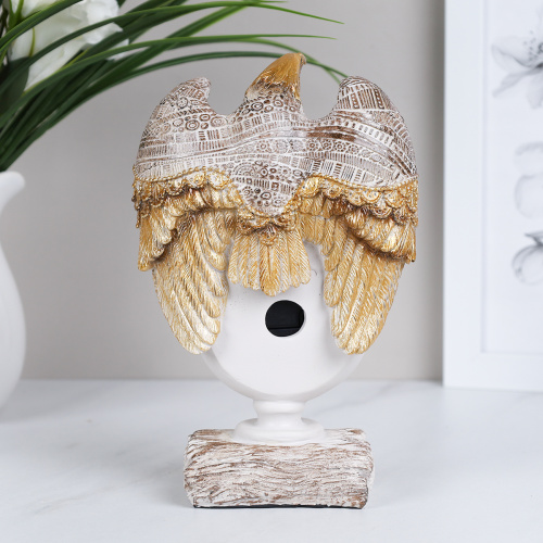 Часы статуэтка Орел 20 см / 33743-3 /уп 36/