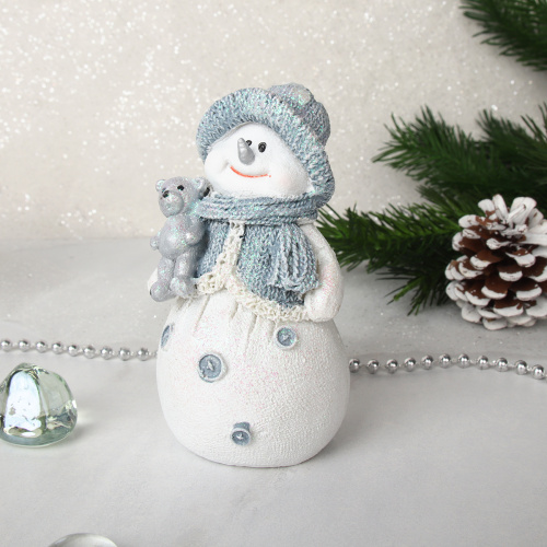 Фигурка Снеговик 10 см / L2132 /уп 120/Новый год