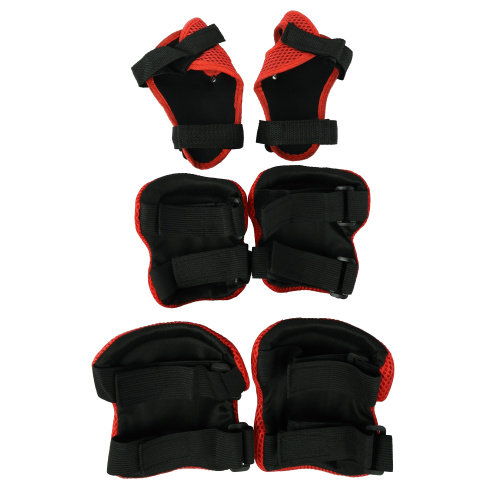 Защита для катания на роликах и велосипеде 6 предметов. 15лет и старше / Yan-58Big-R /уп 30/100/ красный