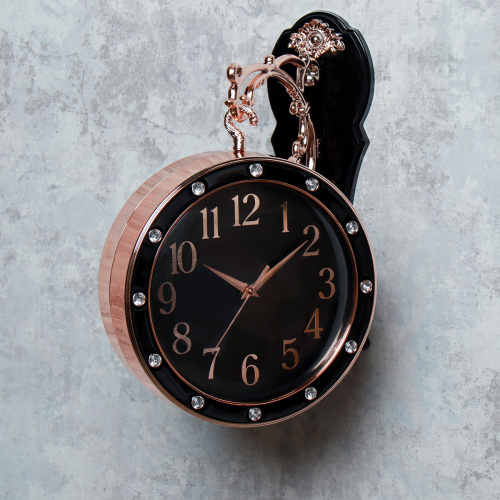 Часы настенные двухсторонние Вокзальные 24х35 см / 10975 /уп 6/