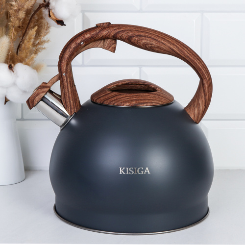 Чайник 3,0 л, ручка Soft Touch/ KISIGA / KGW-415 /уп 12/ 0,76/индукция /трехслойное дно