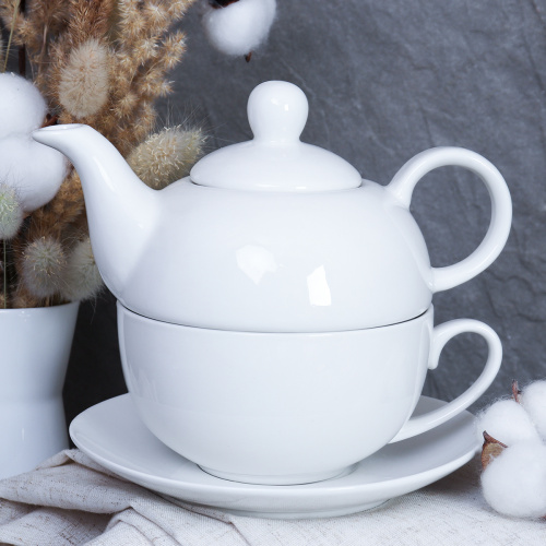 Чайный сервиз 3 предмета чайник 400 мл кружка 350 мл / RD-115 уп 18/