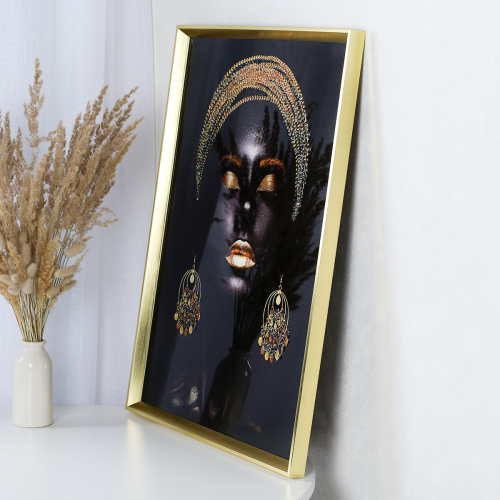 Картина 50х70 Африканка / RW-0480A /уп 18/стразы