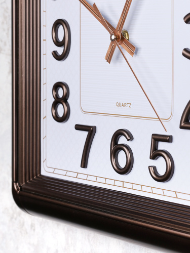 Часы настенные 38х38х5 см / WS-7633 /уп 10/