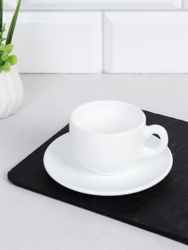 Кофейная пара 2 предмета 90 мл / CB85 (white) 