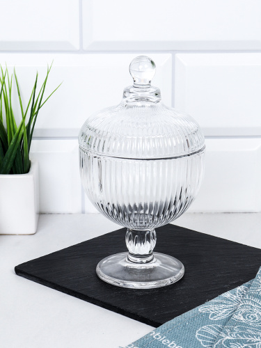 Сахарница на ножке 250 мл / TGZ-005 /уп 36/