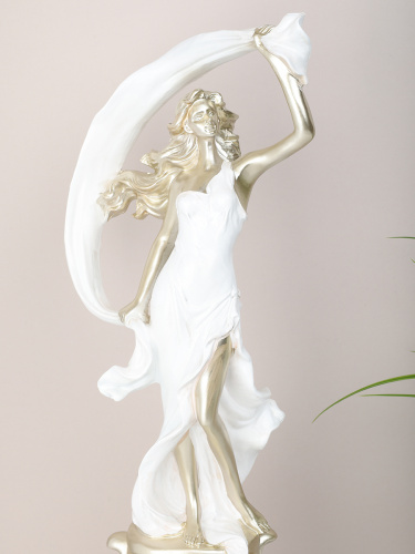 Часы статуэтка Дама 41 см / HB229 /уп 6/