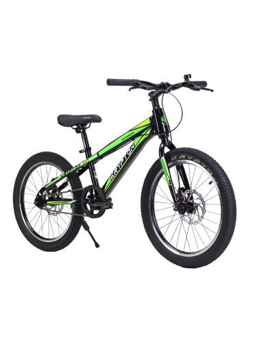 Велосипед 20" Krypton Hyperion ригид KH10BGY20HF чёрный зелёный
