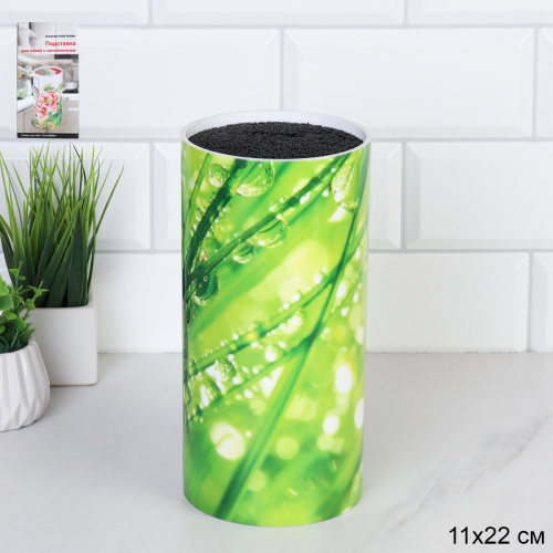 Подставка для ножей 22х11 см Круг / LD23-33 /уп 12/