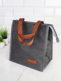 Сумка с эффектом сохранения холода/тепла/термосумка / DFB105gray /уп 100/ 25,5x16x28 см