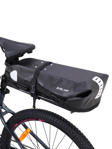 Сумка велосипедная подседельная ESLNF, материал Polyester fiber +TPU, отделение на карабинах. Вес 575гр. /уп 30/