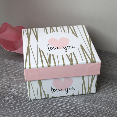 Коробка подарочная 9х9х5 см / S111-SY501 /уп 12/216/микс