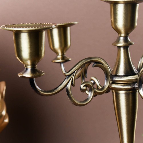 Подсвечник на 5 свечей 25 см бронза / 6305S /уп 30/