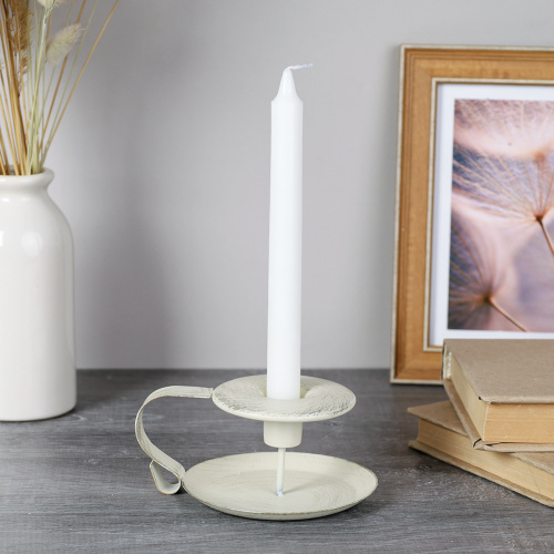 Свеча стержень белая 8 штук 19х1,8 см / G2 /уп 40/