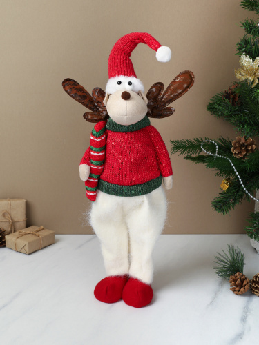 Новогоднее украшение Олень 45 см / AW-105 /уп 48/