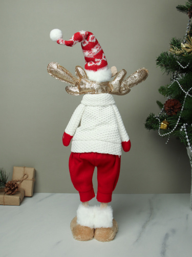 Новогоднее украшение Олень / AW-102 /уп 48/