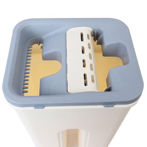 Ведро с вертикальным отжимом и шваброй Моп АКЦИЯ / S2-2 /уп 24/ бежевый/2 насадки