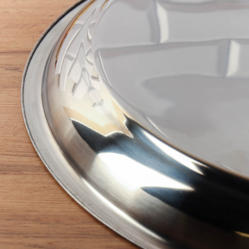 Поднос круглый 50 см металл /h=4 / 50-587 /уп 50/ 0.570