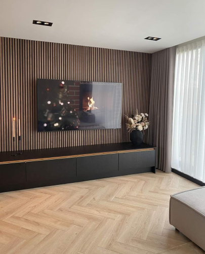 Панель стеновая декоративная реечная 120х12 S1222B-980A /уп 20 шт/ 2,7 м  /АКЦИЯ