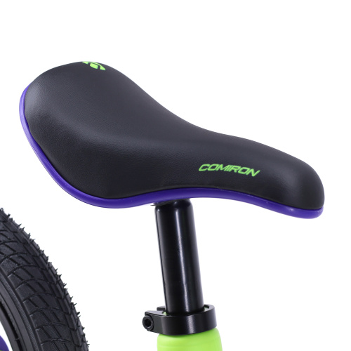 Беговел 12" COMIRON TN23B05G надувные покрышки, алюминиевые обода, пром. подшипники, цветная коробка АКЦИЯ/уп 6/ зеленый