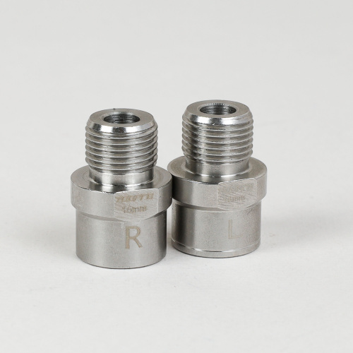 Удлинитель оси педалей велосипеда на 16мм. TOOPRE PDE-16. Серебро /уп 25/