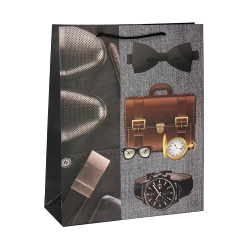 Пакет подарочный 26х32х10 23 февраля / 9448-M /уп 12/480/