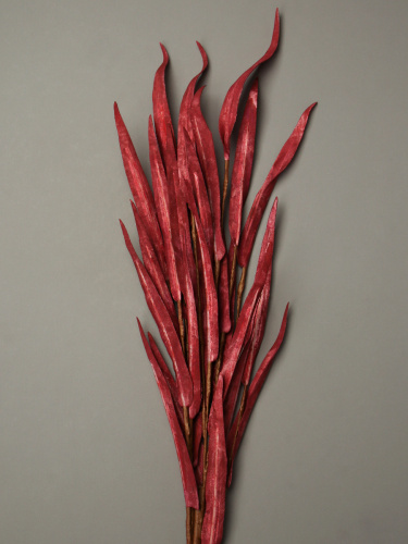 Ветка декоративная 85 см / RW-317-2 /уп 12/144/винный цвет