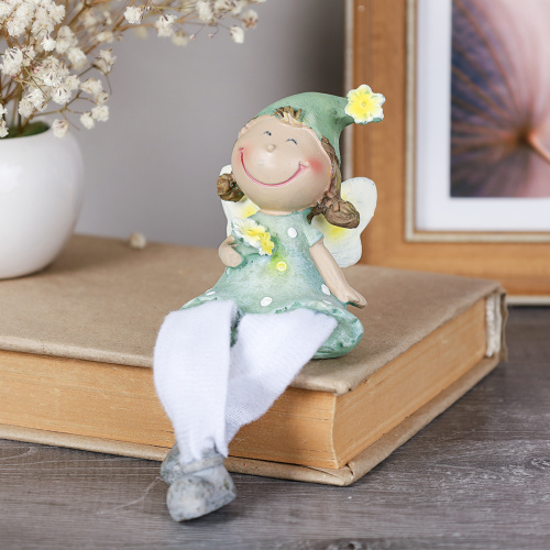 Фигурка Цветочная фея висячие ножки / TD-112 /уп 2/240/