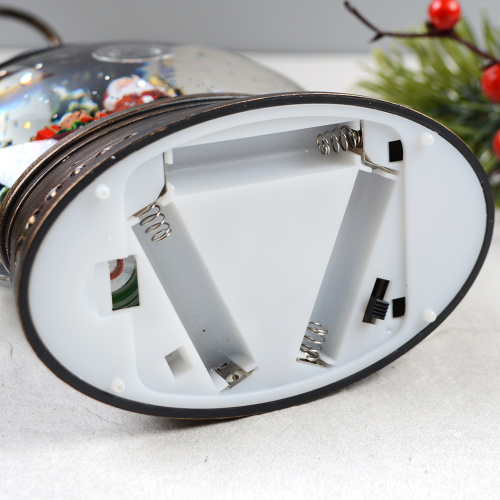 Светильник настольный новогодний 12х7,5х24 см / NG206-19 /уп 12/ музыкальный