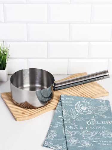 Ковш 1,8 л металл / GT-614 /уп 80/ 16 см