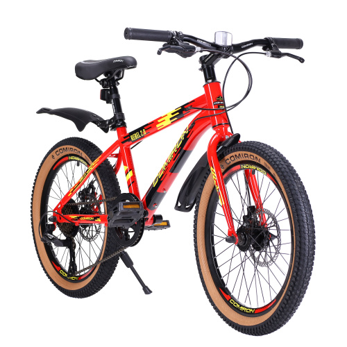 Велосипед 20" рама 12" 7sp COMIRON REBEL ригид красный