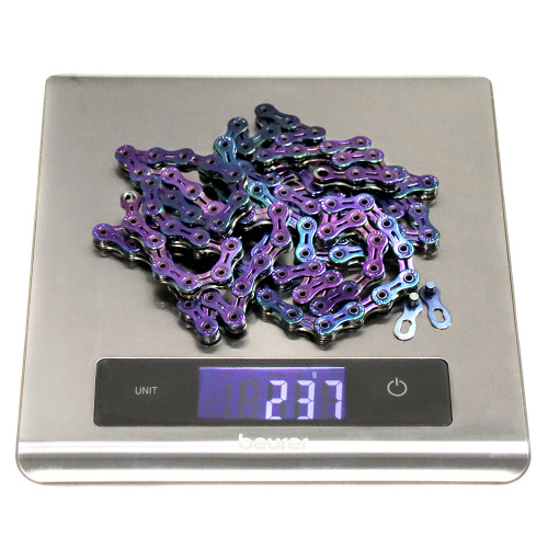 Велосипедная цепь SUMC 11 speed SX11SL Rainbow 1/2"x11/128" 116L ГОСТ 30442-97 ISO 9633/уп 25/