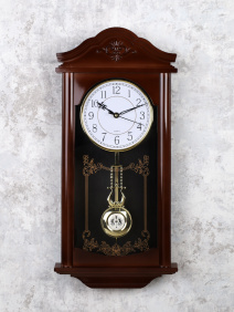 Часы настенные с маятником 60,3х28,5х8,4 см / WS-3013B /уп 6/