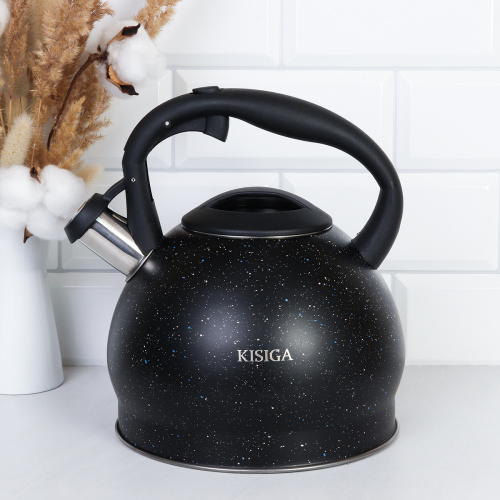 Чайник 3,0 л, ручка Бакелит/ KISIGA / KB-437 /уп 12/ 0,76/индукция / трехслойное дно