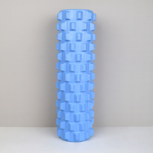 Ролик массажный спортивный Woohooo SHARP 45x14/ голубой /уп10