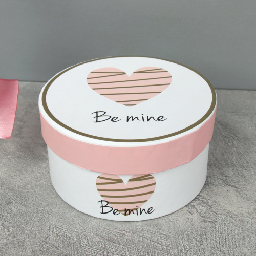 Коробка подарочная 10х10х5 см круглая / S139-SY501 /уп 12/216/микс