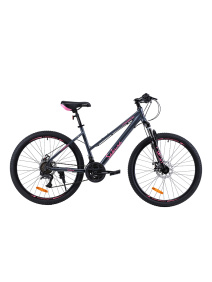 Велосипед 26" рама 17" 21sp COMIRON SAKURA розовый дымный