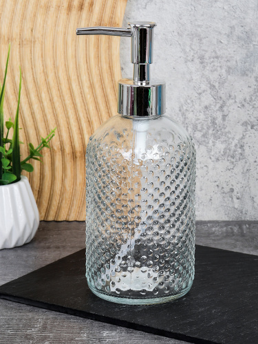 Дозатор для жидкого мыла 400 мл Капельки / XSF-MD450 /уп 48/