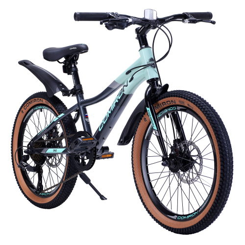 Велосипед 20" рама 10" 7sp COMIRON SMART ригид бирюзовый