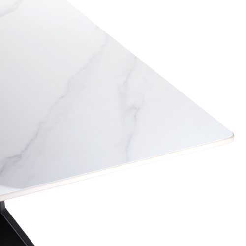 Стол кухонный ST-001 белый (снежный камень) 