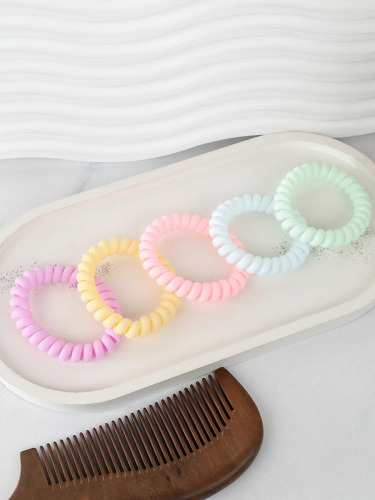 Резинка-пружинка для волос 50 мм / QQ67-4 /уп 400/