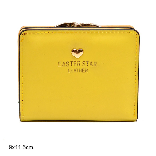 Портмоне 9*11.5 см лимонный / C078-2B /уп.10/100/ А