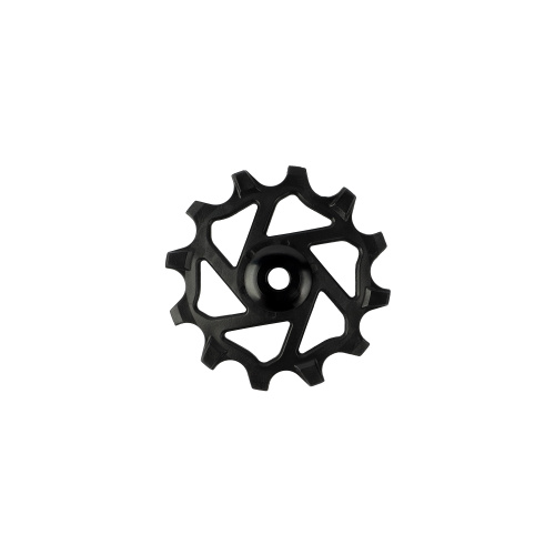 Ролик натяжителя заднего переключателя 12T . Пластиковый. KENLI /KL-4012E/ черный/ уп200/