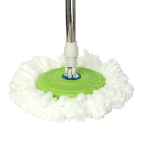 Ведро с отжимом и шваброй центрифуга нерж 45х22 см/ B2metal /уп 25/ 2 насадки/без коробки