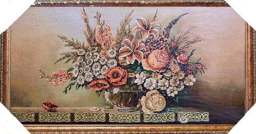 Картина гобелен 40х80 M015 /FR3523-9 /  золотая нить